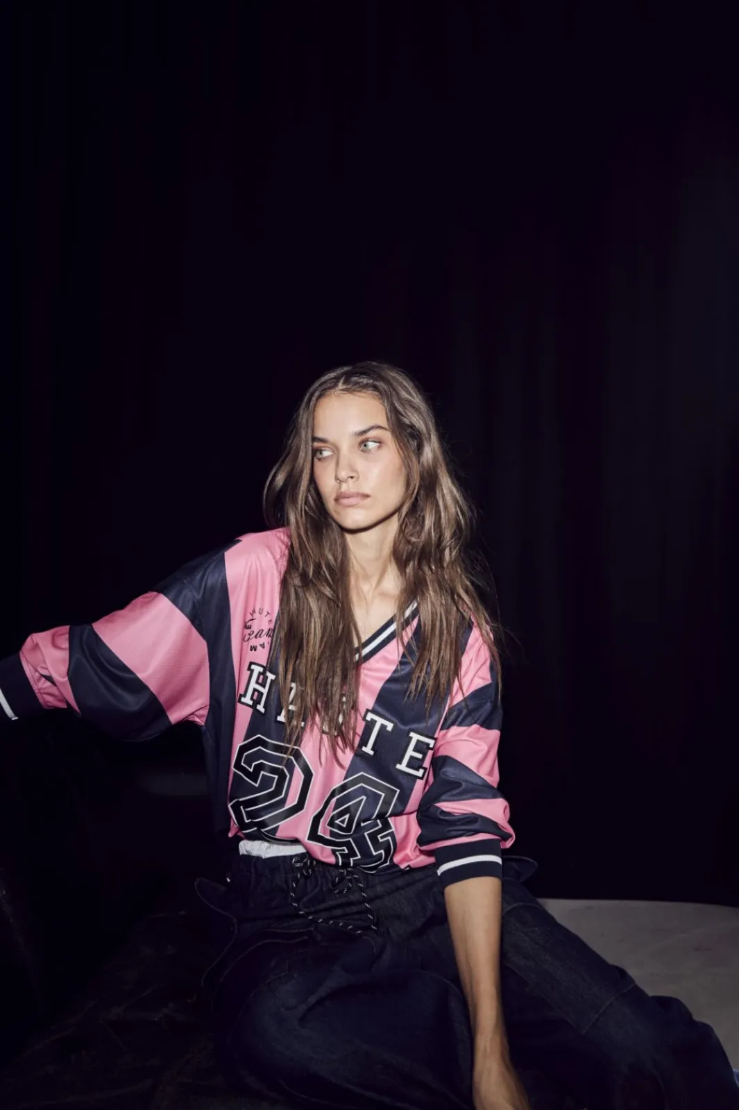 Hot Hl24 Stripe Football Blouse HL10484 Bluser & Skjorter