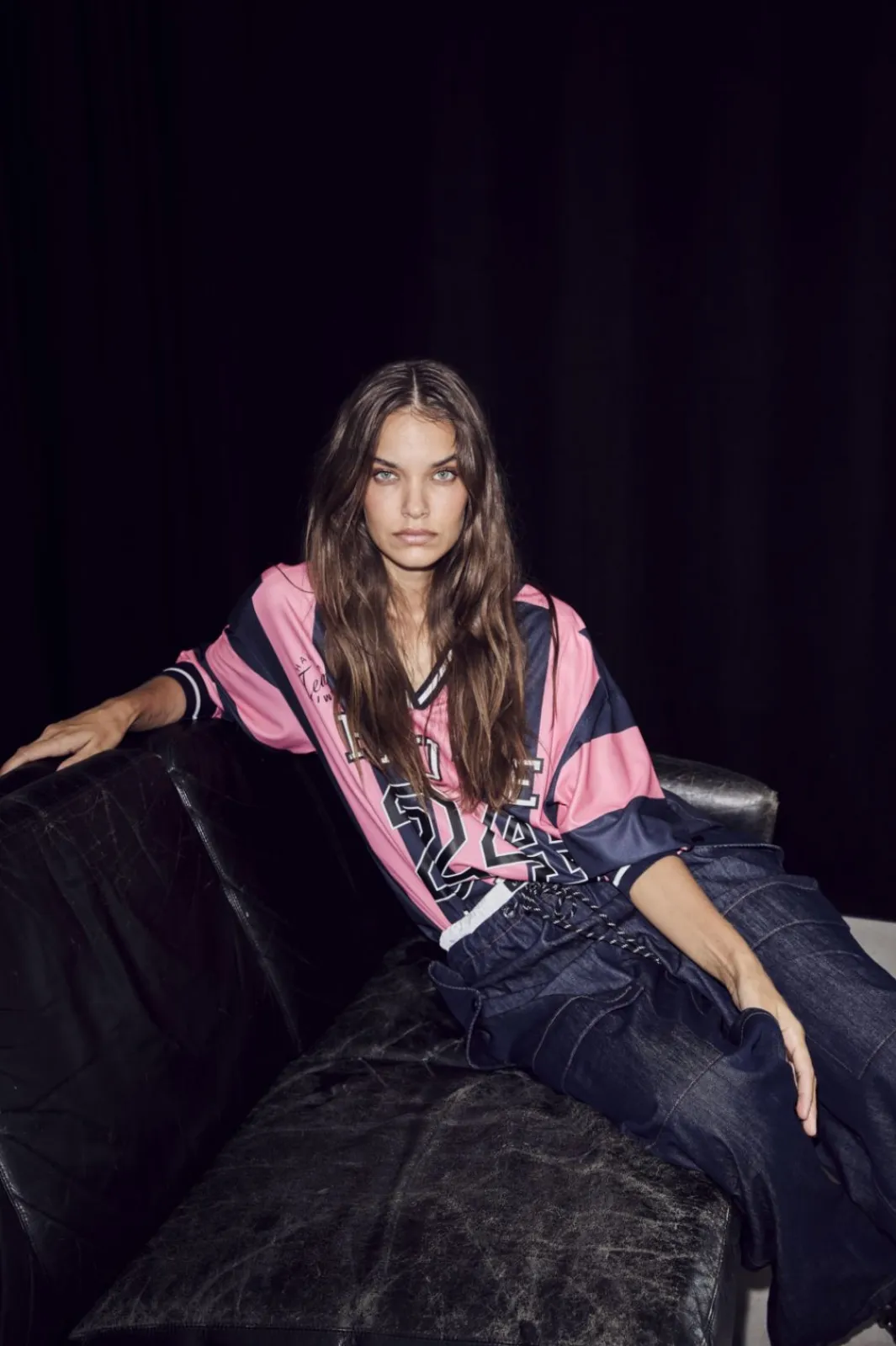 Hot Hl24 Stripe Football Blouse HL10484 Bluser & Skjorter
