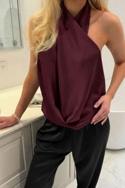 Best Hollyic Wrap Top A2553 T-Shirts & Toppe