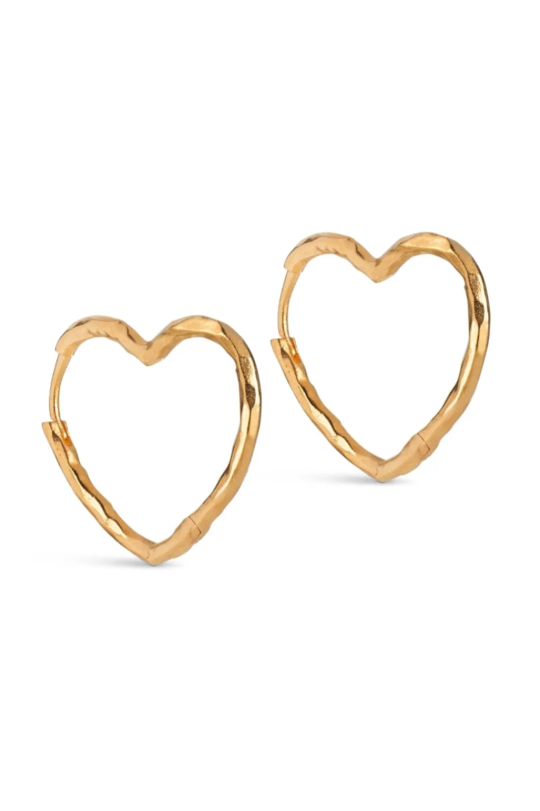 Enamel Copenhagen Øreringe<Hoops, Organic Heart Medium E414GM