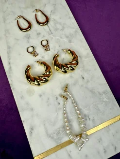 Mellow Moon Øreringe<Hyacint Earring