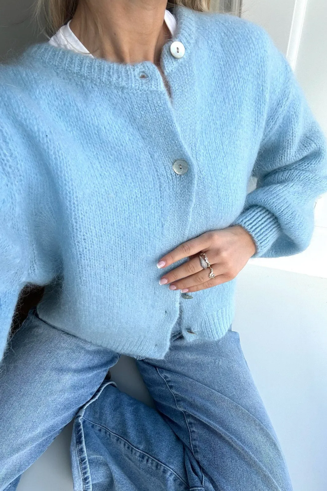 Online Idaic Cardigan Bluser & Skjorter|Strik