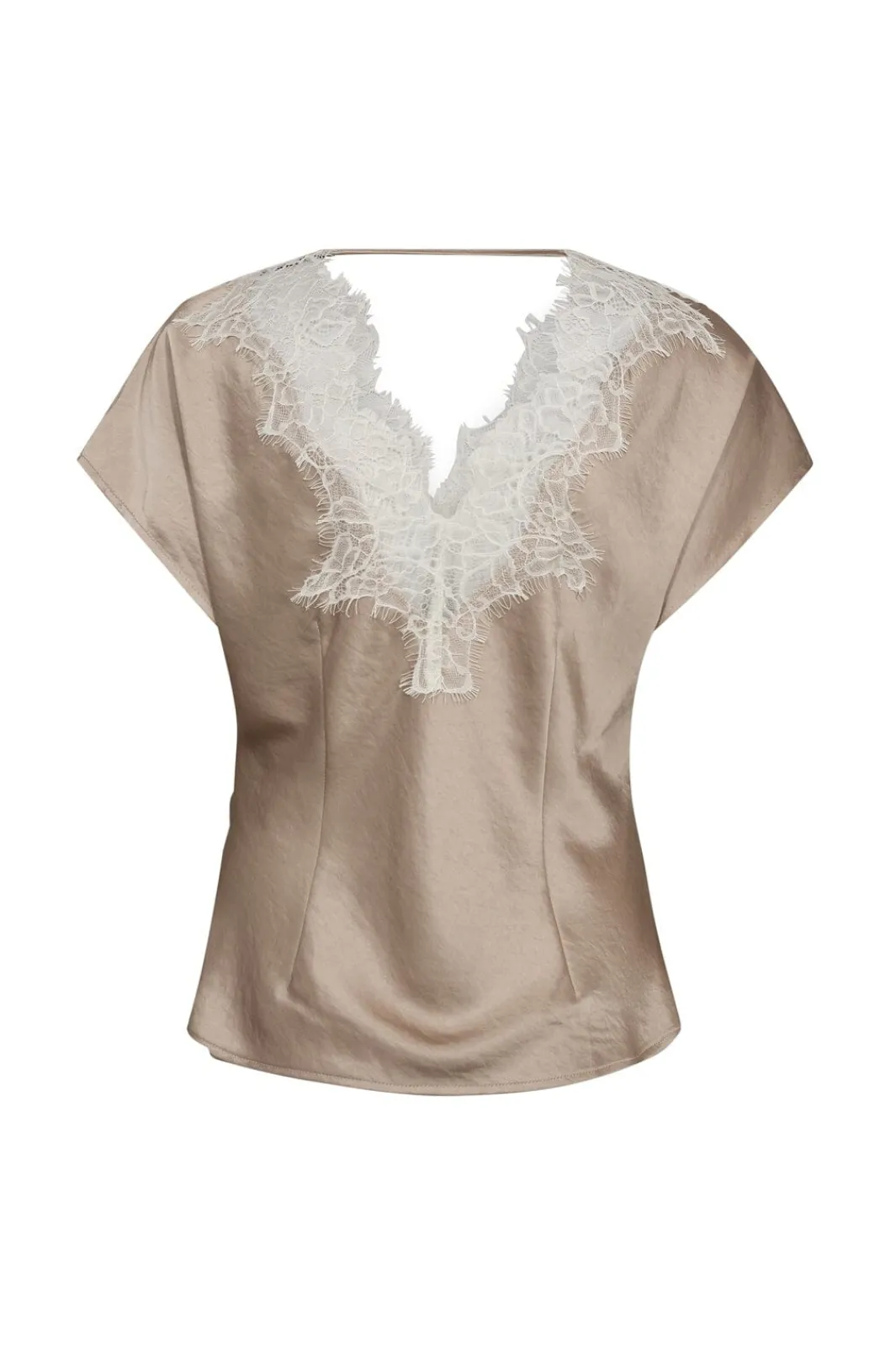 Co´Couture Bluser & Skjorter<Iduncc Lace Ss Blouse 45167