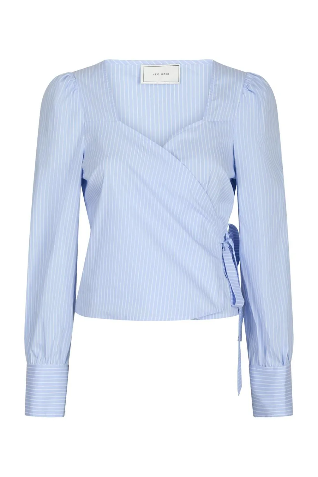 Neo Noir Bluser & Skjorter<Isabel Stripe Wrap Blouse 163129