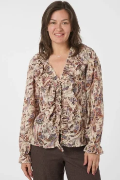 New Ivey Art Paisely Blouse 166688 Bluser & Skjorter