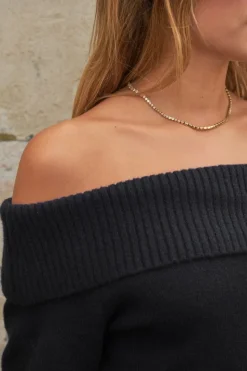 Neo Noir Bluser & Skjorter|Strik<Jane Knit Blouse