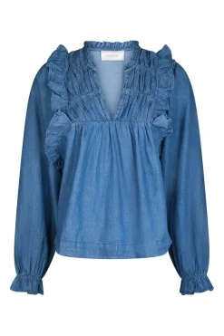 New Janis Denim Blouse 166664 Bluser & Skjorter