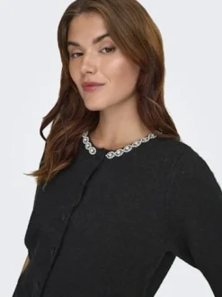 JDY Cardigans|Ammevenligt Tøj<alva Life 2/4 Embel Cardigan Knt