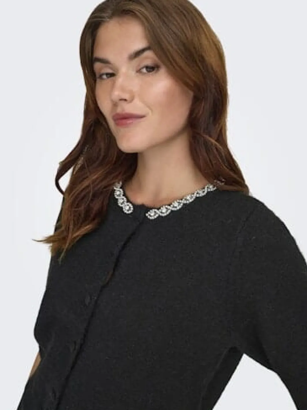 JDY Cardigans|Ammevenligt Tøj<alva Life 2/4 Embel Cardigan Knt