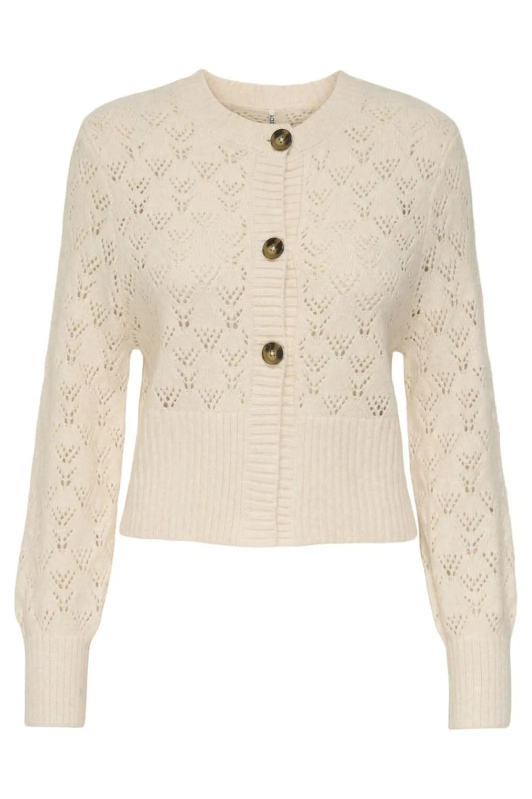 Outlet amanda Life L/S O-Neck Rev. Cardi Knt Cardigans|Ammevenligt Tøj