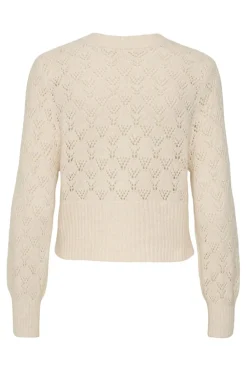 Outlet amanda Life L/S O-Neck Rev. Cardi Knt Cardigans|Ammevenligt Tøj