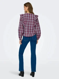 Hot dolly L/S Check Top Bluser & Skjorter