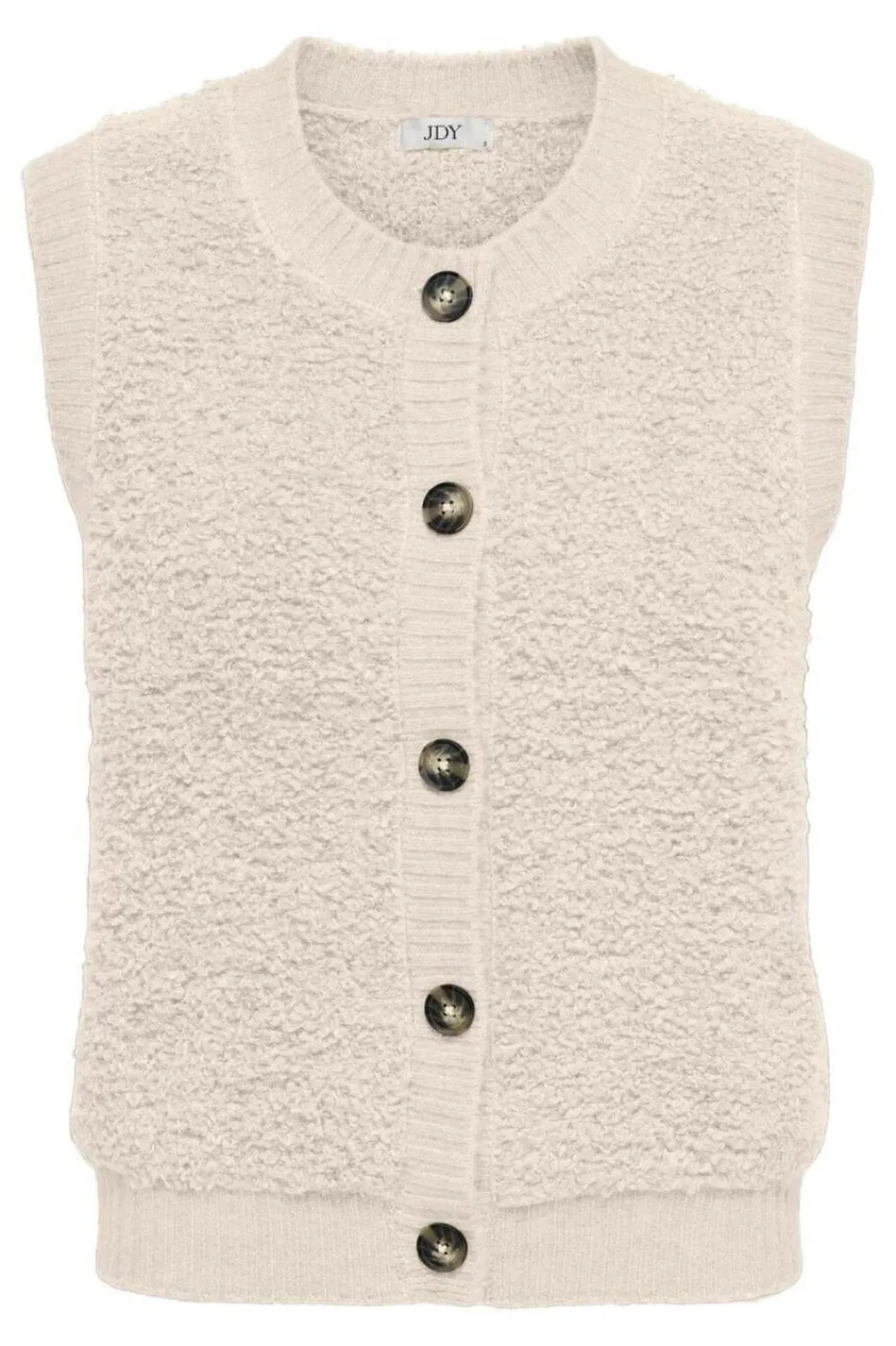 New eira Life S/L On Button Vest Knt Overtøj & Jakker