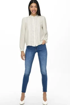 Discount ellis Life L/S Lace Shirt Bluser & Skjorter|Ammevenligt Tøj