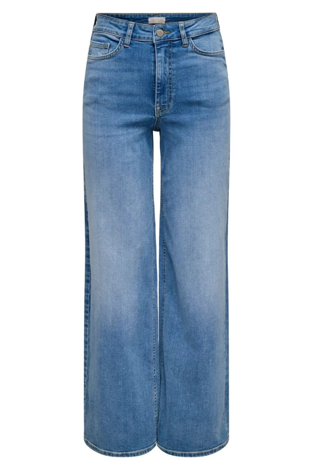 Clearance felina-Fina Wide Med Blue Bukser, Jeans & Leggings