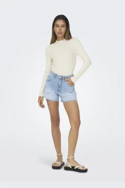 JDY Bluser & Skjorter<fransiska Life L/S Hi-Nck Top Jr