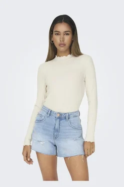 JDY Bluser & Skjorter<fransiska Life L/S Hi-Nck Top Jr