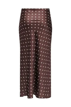 Best hailey Satin Midi Skirt Nederdele