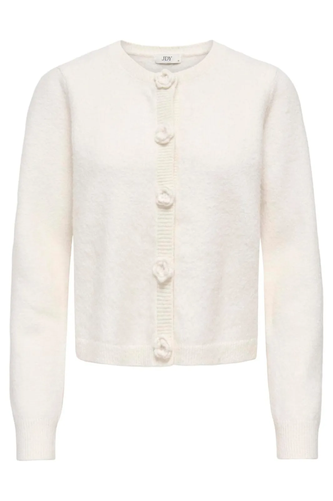 JDY Cardigans|Ammevenligt Tøj<haylee L/S Flower Cardigan Knt