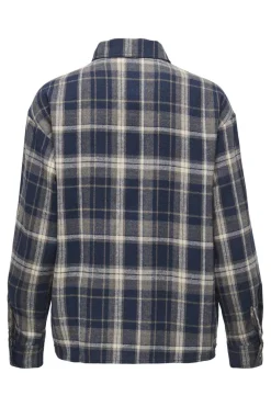 maddie L/S Loose Check Shirt Bluser & Skjorter|Ammevenligt Tøj