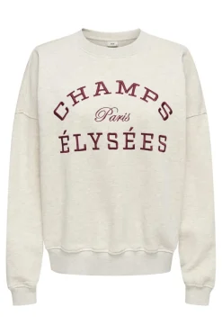 JDY Sweatsæt & Comfy Wear|Bluser & Skjorter<mesa L/S O-Neck Emb Sweat