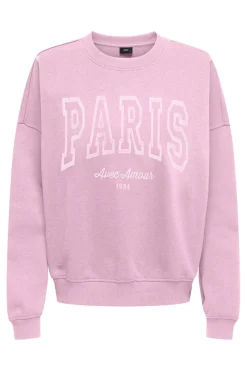 JDY Sweatsæt & Comfy Wear|Bluser & Skjorter<mesa L/S O-Neck Emb Sweat