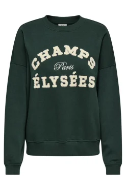 JDY Sweatsæt & Comfy Wear|Bluser & Skjorter<mesa L/S O-Neck Emb Sweat