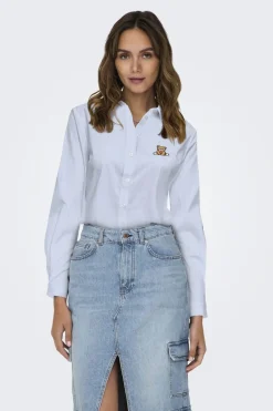 JDY Bluser & Skjorter|Ammevenligt Tøj<mio L/S Embroidery Shirt