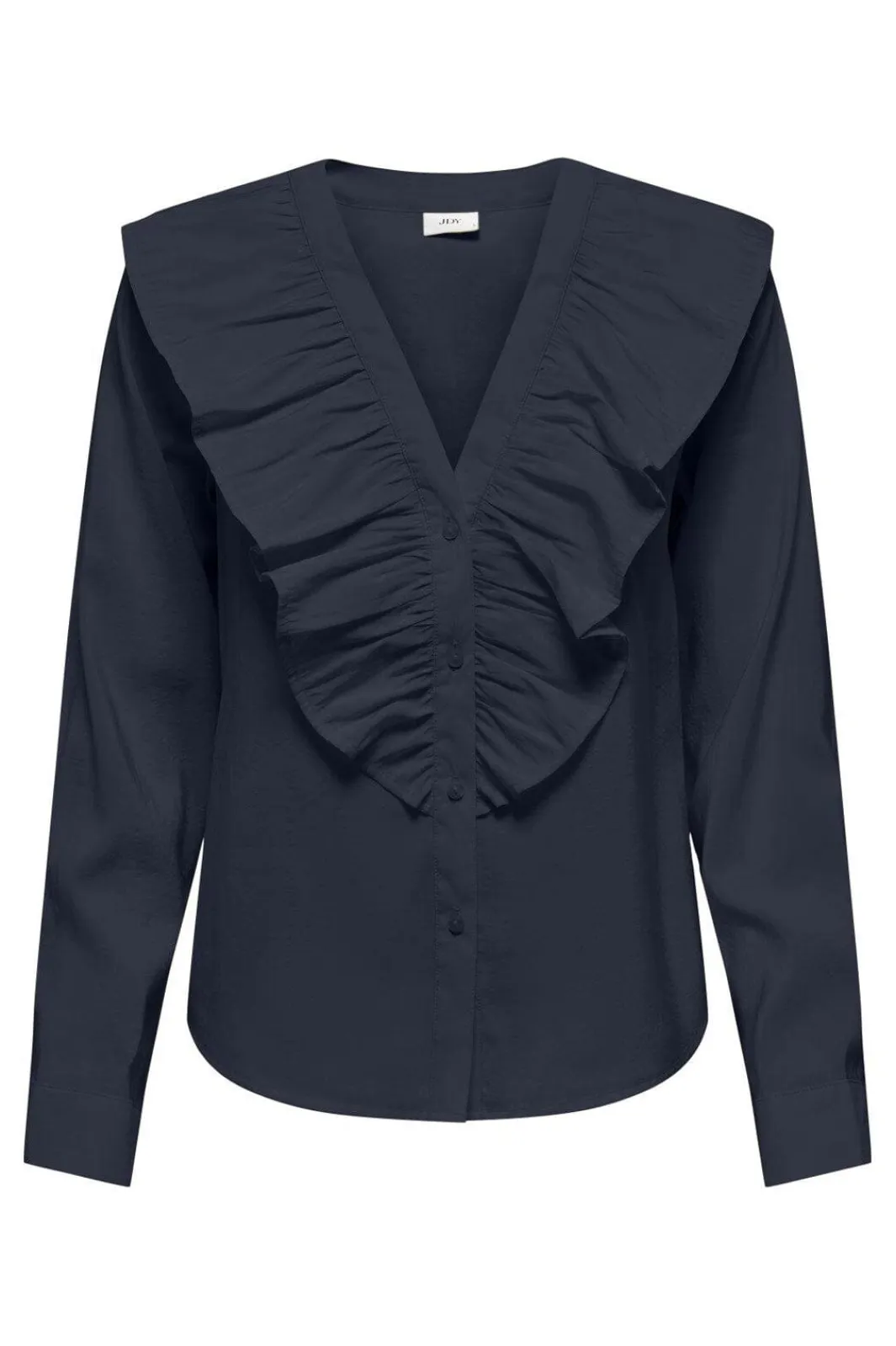 JDY Bluser & Skjorter|Ammevenligt Tøj<my Evie L/S V-Neck Frill Shirt