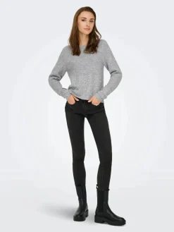JDY Bluser & Skjorter|Strik<pearl L/S O-Neck Pearl Pullover Knt