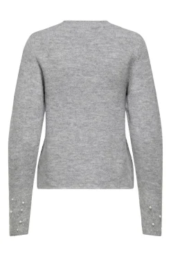JDY Bluser & Skjorter|Strik<pearl L/S O-Neck Pearl Pullover Knt