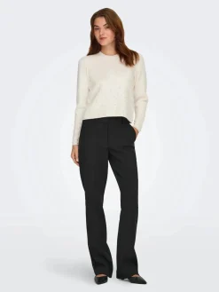 New pearl L/S O-Neck Pearl Pullover Knt Bluser & Skjorter|Strik