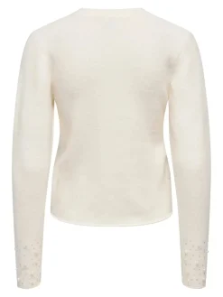 New pearl L/S O-Neck Pearl Pullover Knt Bluser & Skjorter|Strik