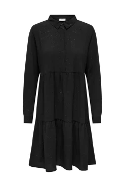 New piper L/S Foil Shirt Dress Bluser & Skjorter|Ammevenligt Tøj