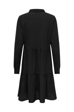 New piper L/S Foil Shirt Dress Bluser & Skjorter|Ammevenligt Tøj