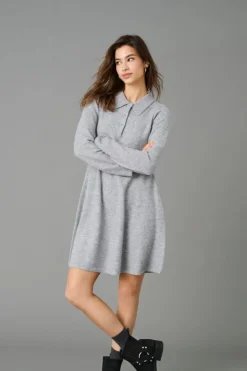 JDY Kjoler<rosemary Life L/S Collar Dress Knt