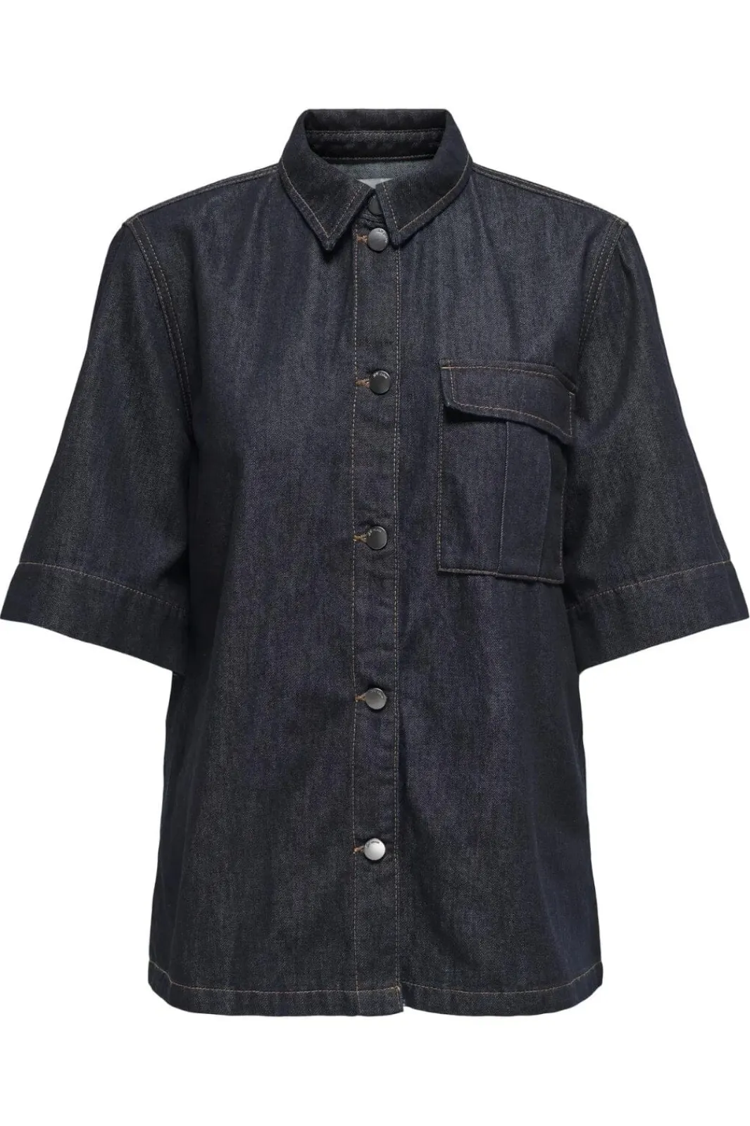Clearance sansa Ss Oversize Shirt Db Bluser & Skjorter|Ammevenligt Tøj