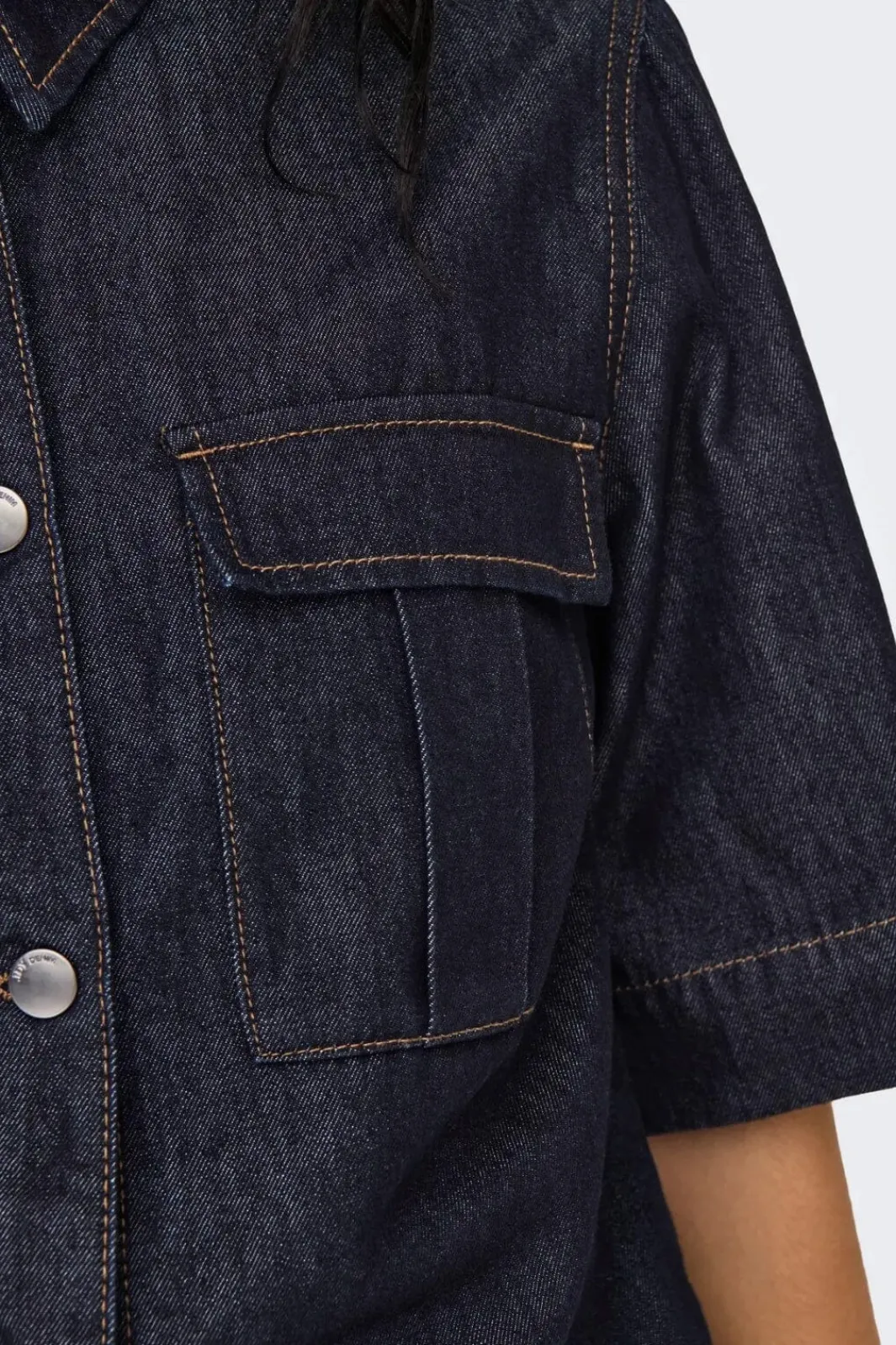 Clearance sansa Ss Oversize Shirt Db Bluser & Skjorter|Ammevenligt Tøj
