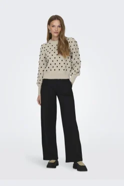 JDY Bluser & Skjorter|Strik<sigrid Life L/S On Puff Pull Knt
