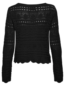 sun Lay L/S Boatneck Pullov. Knt Bluser & Skjorter|Strik