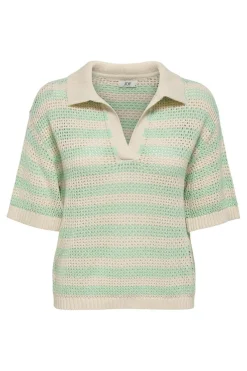 Outlet tikka S/S Polo Pullover Knt Sæt 🛍️|Strik