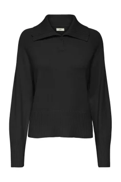 JDY Bluser & Skjorter|Strik<triss L/S Button Collar Pullover Knt