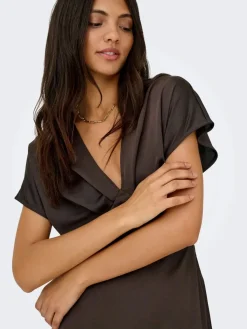 JDY Kjoler<urba S/S Midi Satin Dress