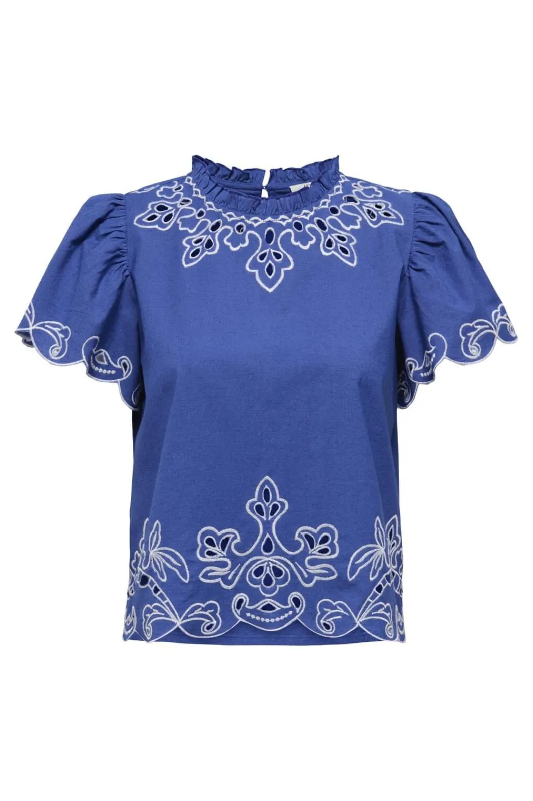 JDY T-Shirts & Toppe<vera S/S Embroidery Top