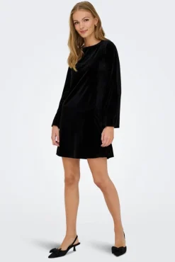 Outlet victory L/S Velvet Bow Dress Kjoler