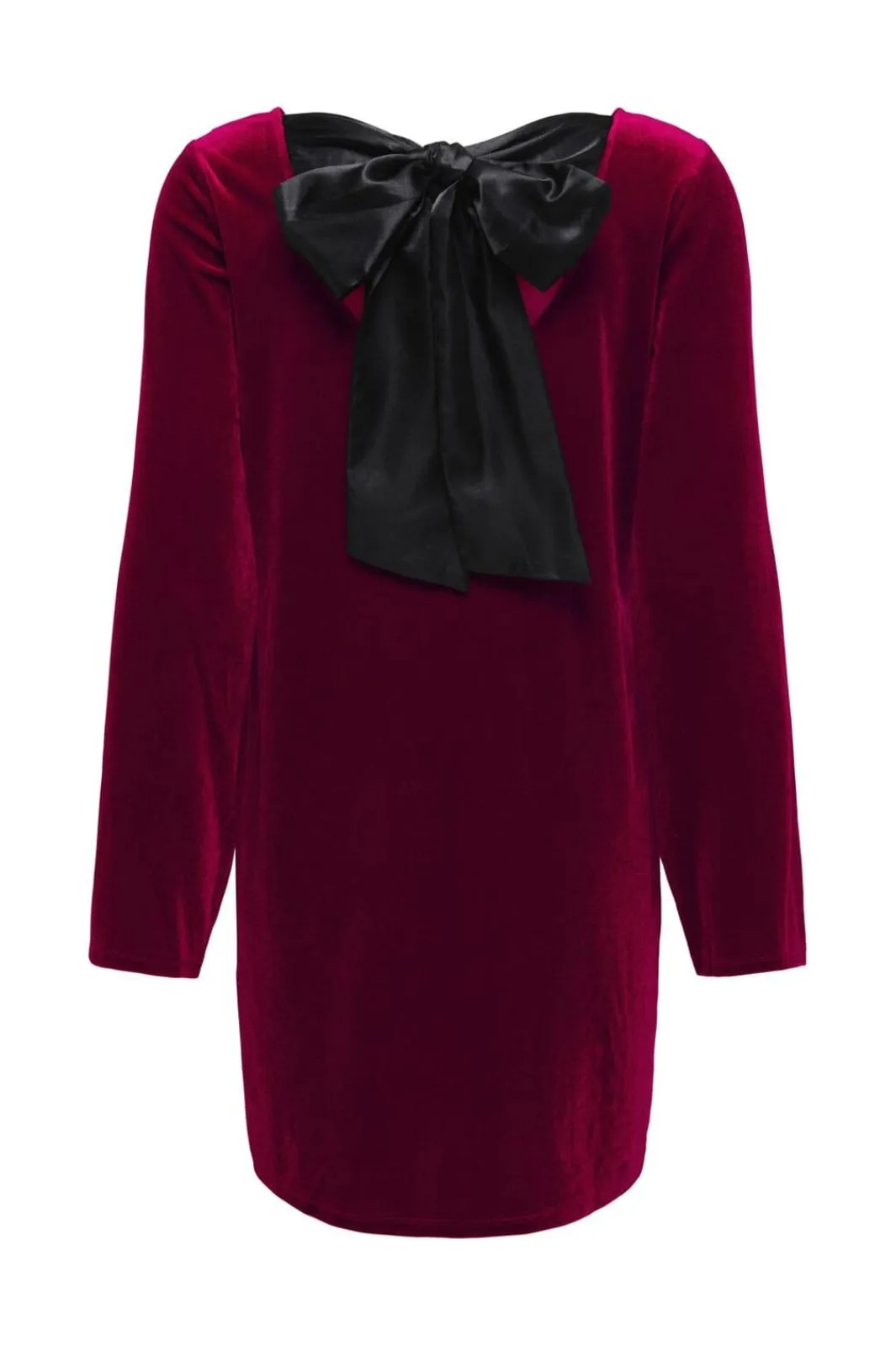 JDY Kjoler<victory L/S Velvet Bow Dress