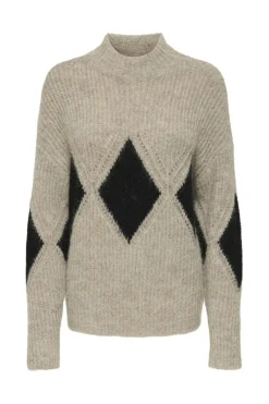 JDY Strik|Bluser & Skjorter<viv Life L/S High Neck Pullover Knt