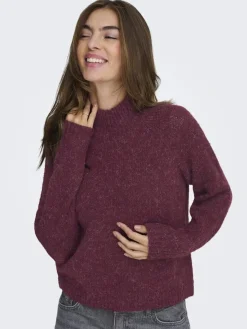 JDY Strik|Bluser & Skjorter<zoey Life L/S Hn Raglan Pul Knt
