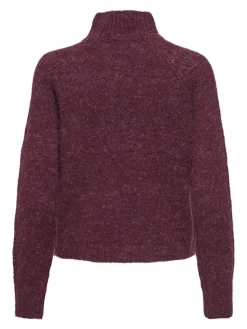 JDY Strik|Bluser & Skjorter<zoey Life L/S Hn Raglan Pul Knt