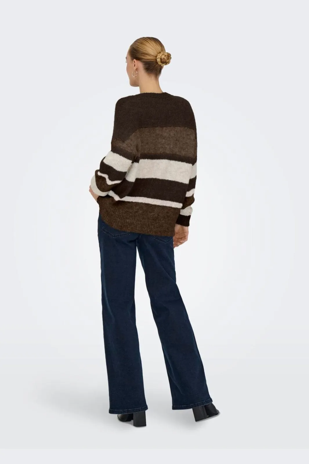 JDY Strik|Bluser & Skjorter<zoey Life L/S On Colorblock Pull Knt